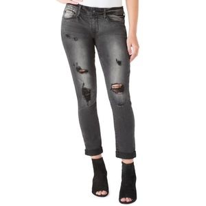 Levi's Ripped Boyfriend Jeans